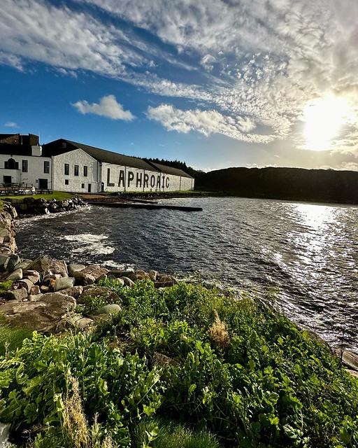 Laphroaig laters: our only full distillery tour on Islay. (We were smart to start the day with a tour before doing any tastings).