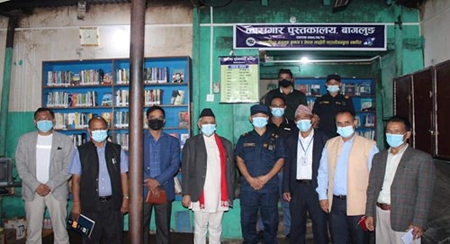 Mon, 10/31/2022 - 18:25 - Part of program during opening of Prison Library in Baglung