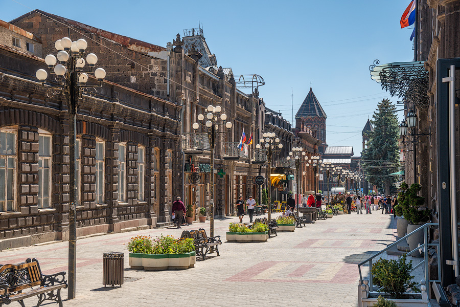 Улица Гхорганян, Гюмри, Армения