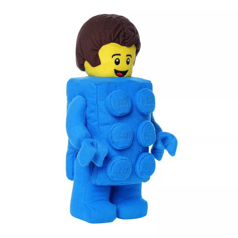 LEGO Minifigure Brick Suit Blue Plush