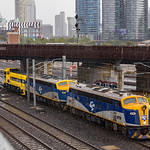 SSR Light Engine Movement at Arrivals Rd, Nth Melbourne on 1/11/2022 (Melbourne Cup Day).