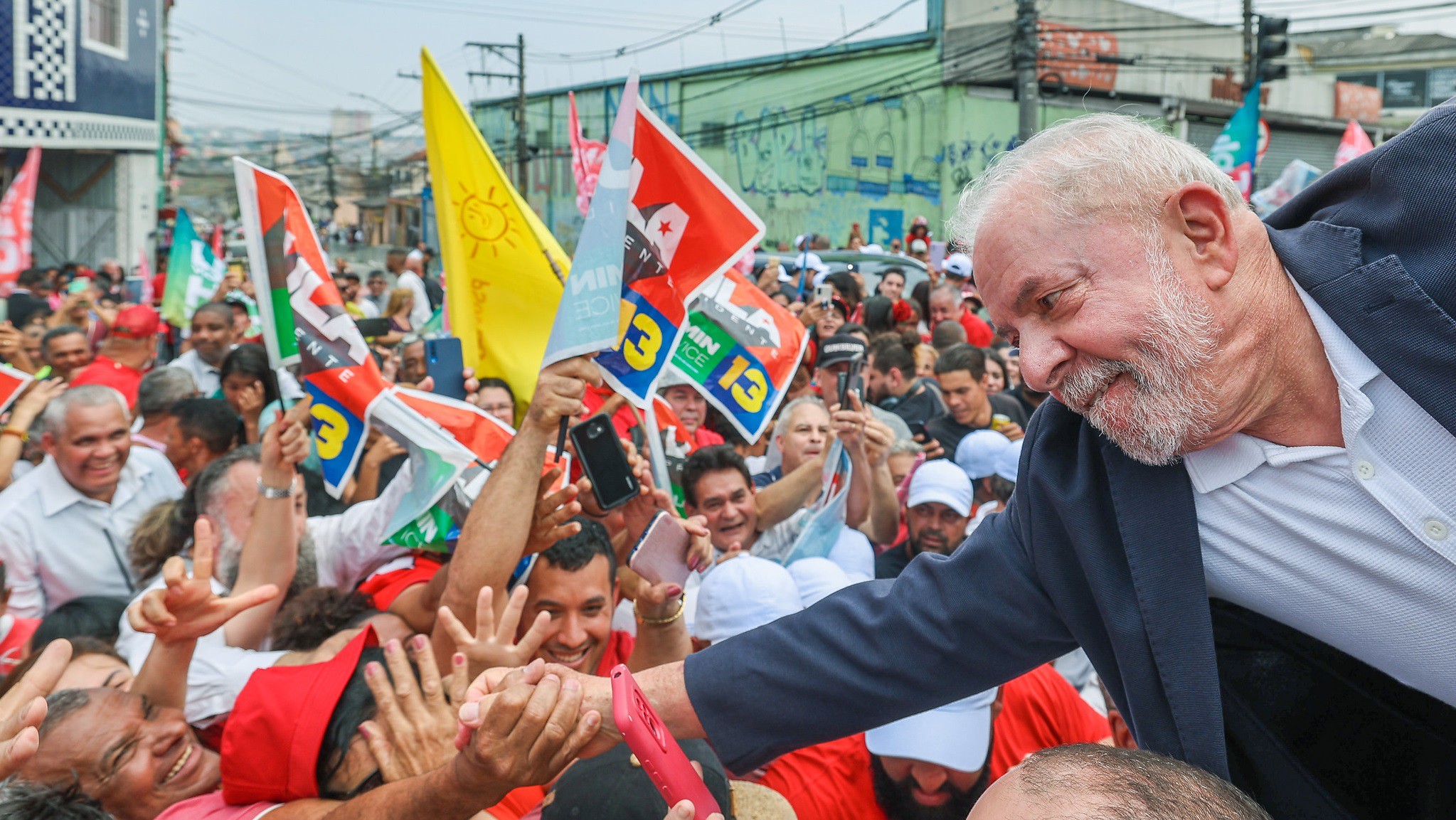 10 月 30 日，魯拉擊敗波索納洛當選巴西總統。（圖片來源：Peoples Dispatch）