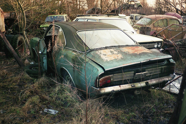 Autofriedhof: Opel Commodore A Coupé