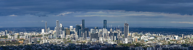 Brisbane skyline from Mount Coot-tha (EXPLORED).