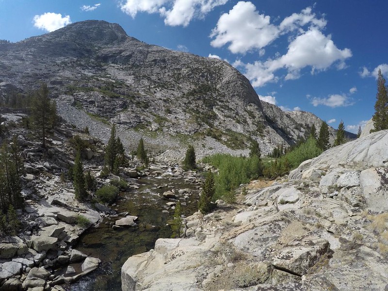 GoPro photo looking downstream at Piute Creek from the Piute Canyon Trail