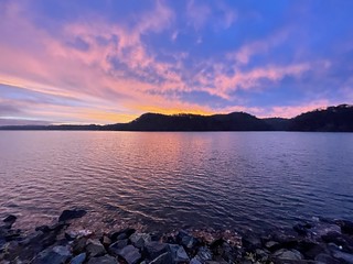 Claytor Lake Sunrise at the Cabin Area