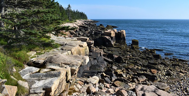 Rocky coastline @ Schoodic Peninsula - Acadia National Park, Maine