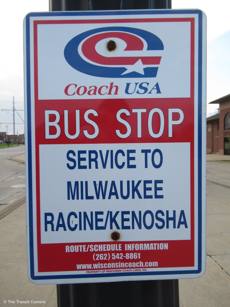 Coach USA Bus Stop Sign | - - - - - - - - - - - - - - - - - … | Flickr