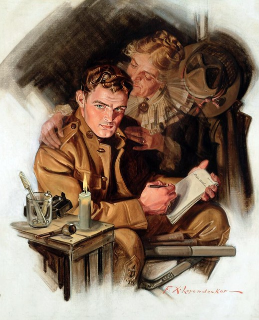 Frank Xavier Leyendecker, cover art for Country Gentleman magazine, 1918.