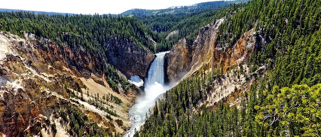 Grand Canyon And Falls Of The Yellowstone. Web Sized, HDR