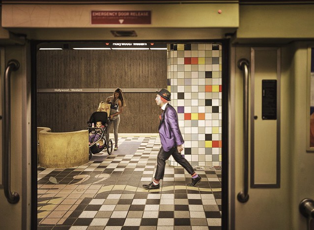 Red Line Metro, Los Angeles.