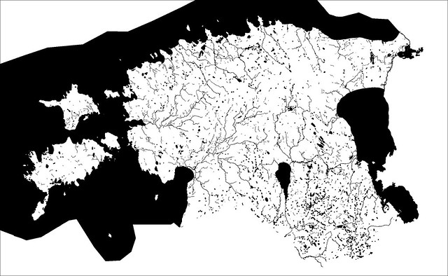 Land and water. Estonia. 10.11.22 Bad map