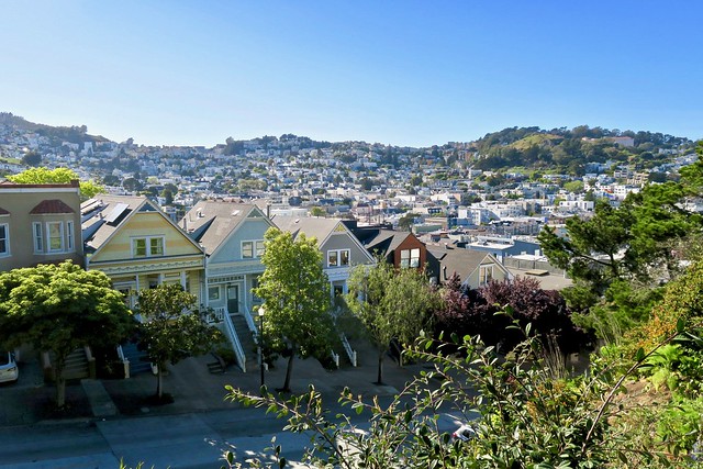 View with Houses, San Francisco, CA