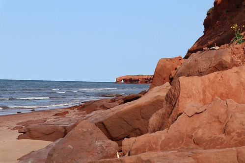 Red cliffs at Prince Edward Island. From The Best Places to Go for the Whole Family
