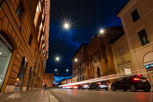 Blue hour in the streets of Ferrara (explored)