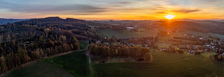 Sonnenaufgang über Beiersdorf