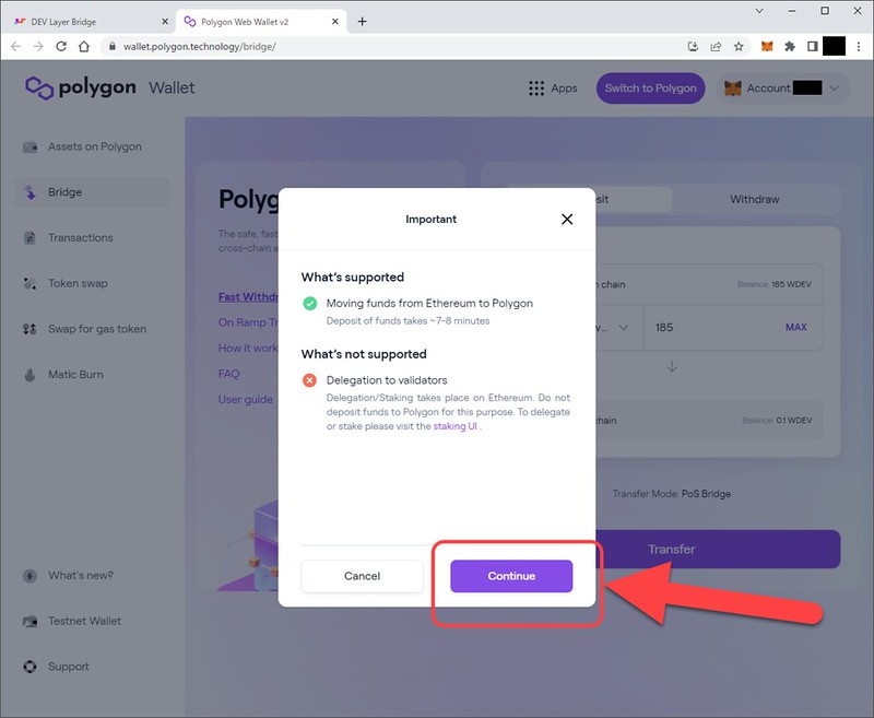 2022-08-03_23-27-37_002 Polygon Wallet Suite ブリッジ WDEV