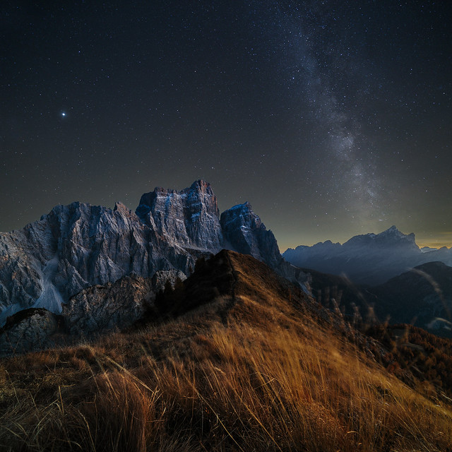 Monte Pelmo at Night