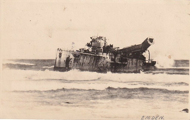 WW1 Wreck of German Cruiser Emden - November 1914