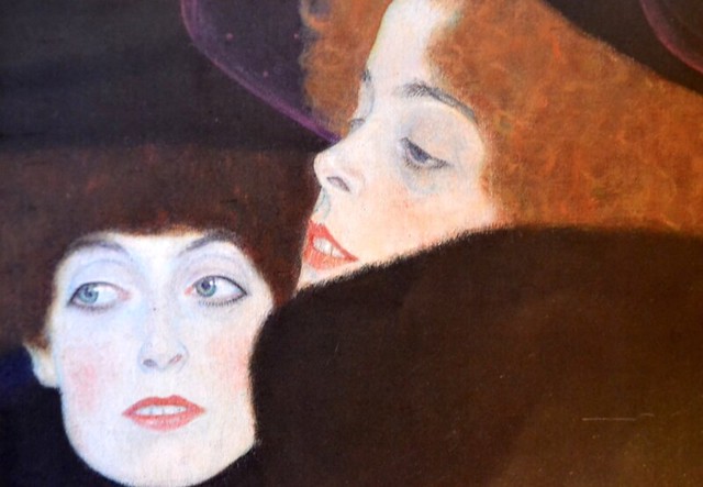 Klimt, The friends, 1907, det.