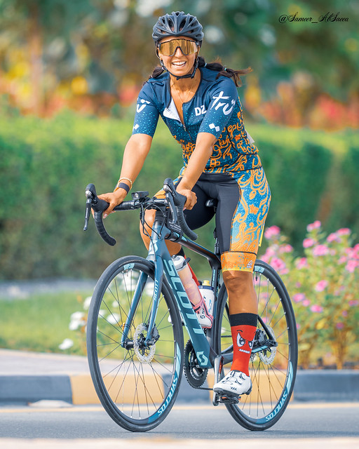 NBH Cycling Tour 2022 - Bahraini Cyclist Dana Zubari