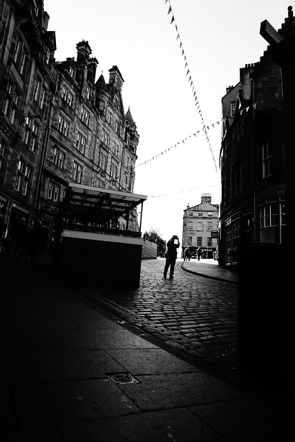 Street Photography Edinburgh. Cockburn Street Phone Photo. Scotland. 14/09/2022.