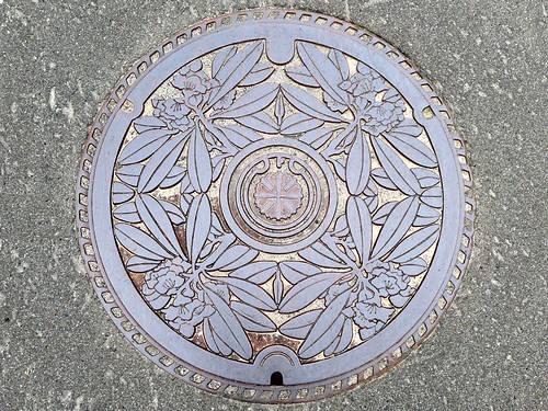 Yonezawa Yamagata, manhole cover （山形県米沢市のマンホール）