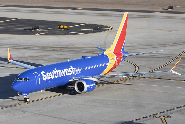 Southwest Airlines Boeing 737-8 Max N8754S