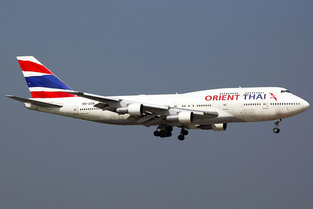 Orient Thai | Boeing 747-300 | HS-UTN | Hong Kong International