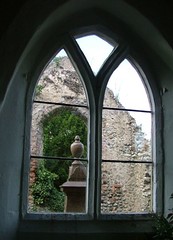 view of the ruined chancel