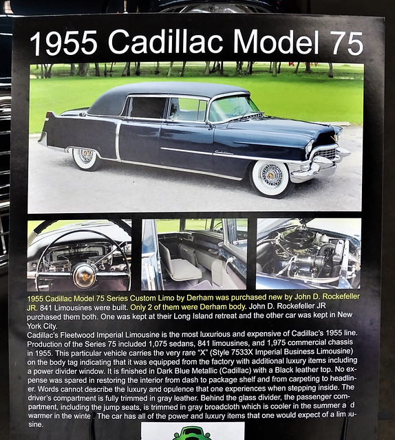 22021105 -- 1955 Cadillac Model 75 at the Tucson Auto Museum