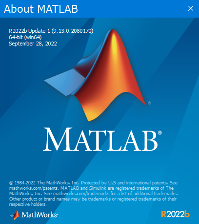 Mathworks Matlab 9.13 R2022b Update1 x64 full license