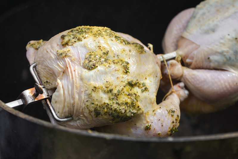 Garlic-Herb Rotisserie Chicken