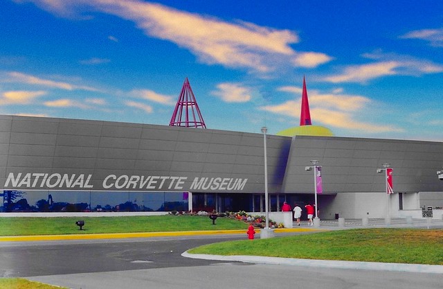 The National Corvette Museum showcases the Chevrolet Corvette, Bowling Green Kentucky  - United States