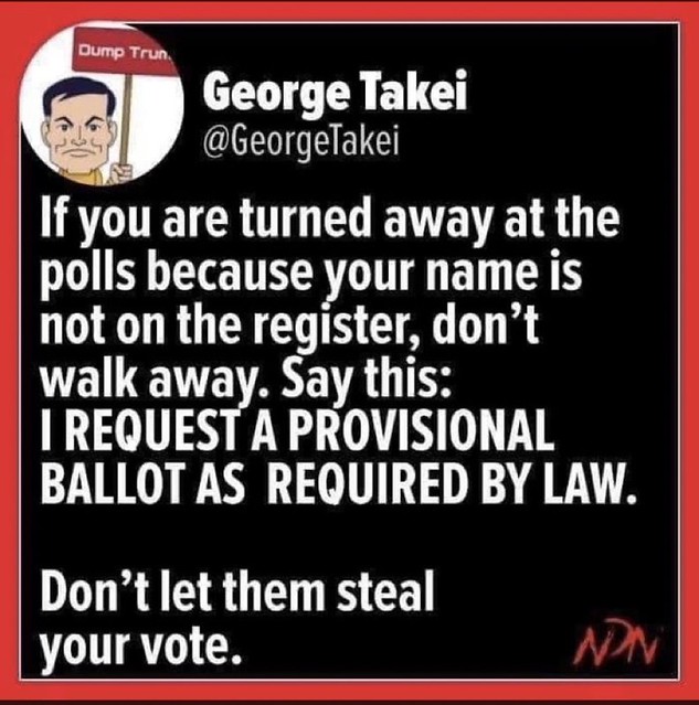If You Are Turned Away at the Polls