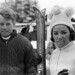 Do Hunteru jezdil často lyžovat celý klan Kennedyů; zde Bobby s manželkou