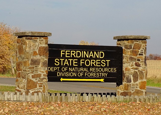 IN, Ferdinand State Forest Sign