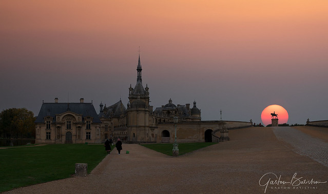 The Château de Chantilly is a historic French château located in the town of Chantilly, Oise, about 50 kilometres north of Paris.
