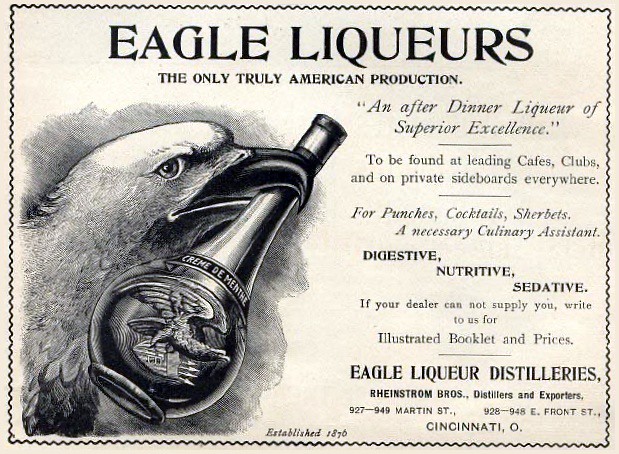 EAGLE LIQUEURS - 1899