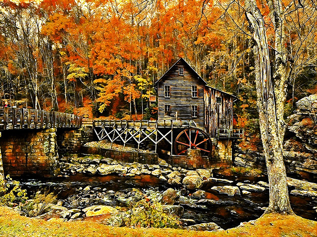 The Grist Mill At Babcock State Park WV