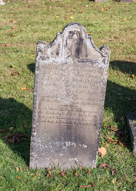 Adeline Pelton grave - Monroe Street Cemetery