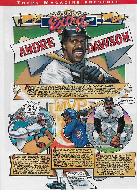 Dawson, Andre - Topps Mag Cartoon (Summer 1993)