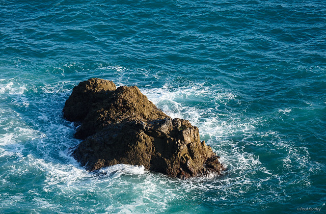 Rock In Blue Sea