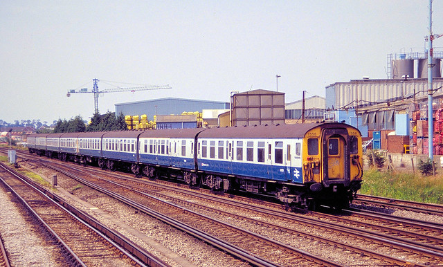 British Rail electric units 1556+1614 Ashford (Kent) (#11559)