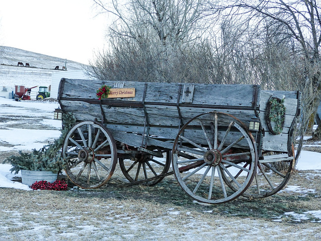 Old prairie wagon