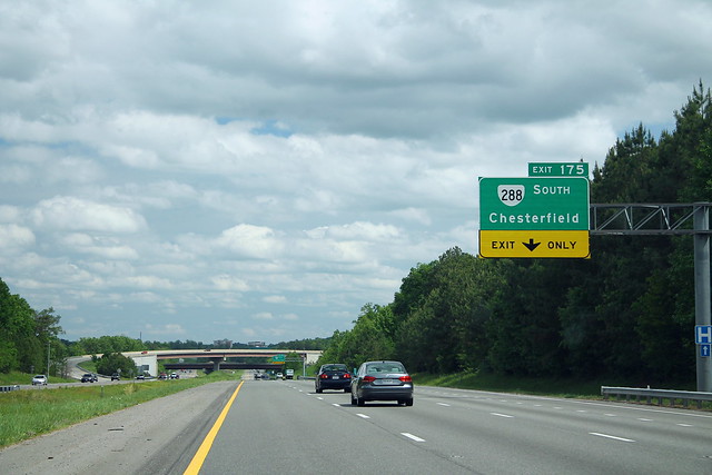 I-64 East - Exit 175 - VA288 South