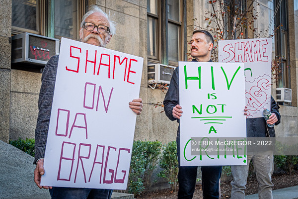 AIDS Activists Demand NY District Attorney Office Drop HIV Criminalization Case