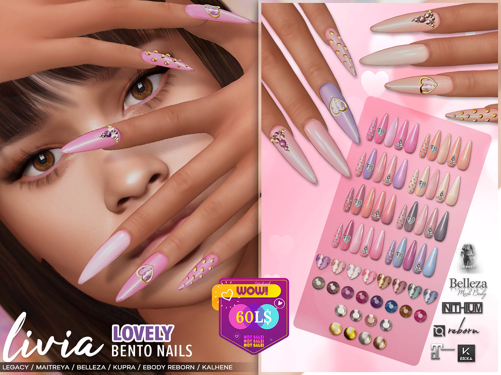 LIVIA // Lovely Bento Nails (Wow Weekend)