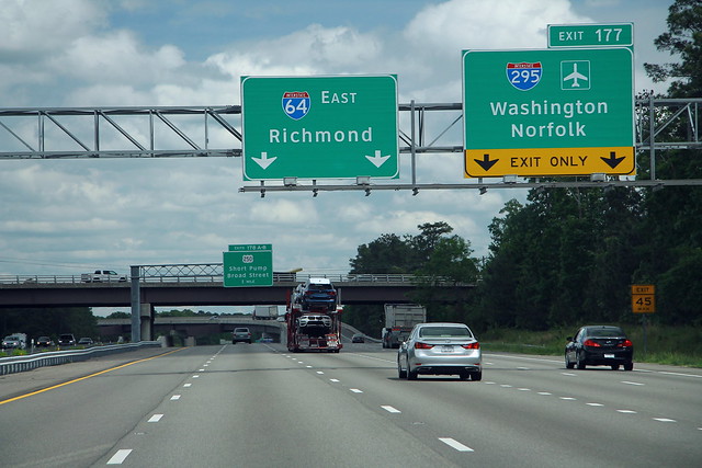 I-64 East - Exit 177 - Interstate 295
