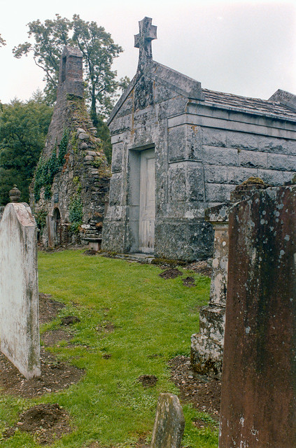 Graveyard, Anwoth Old Kirk, Gatehouse of Fleet,Kirkcudbrightshire, 1989, 89c8-03-61